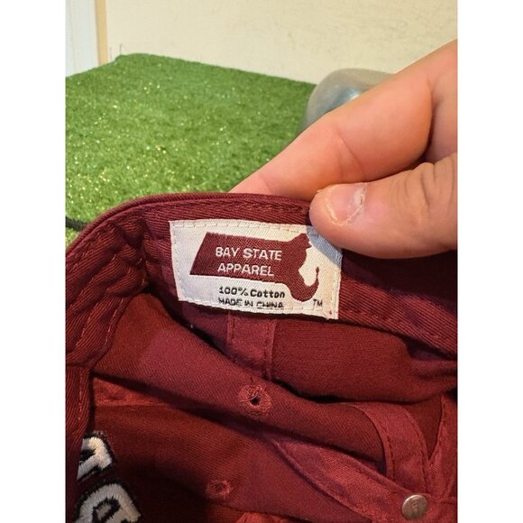 Harvard University Crimson hat cap strap back red retro football unisex mens 1 - Picture 8 of 8